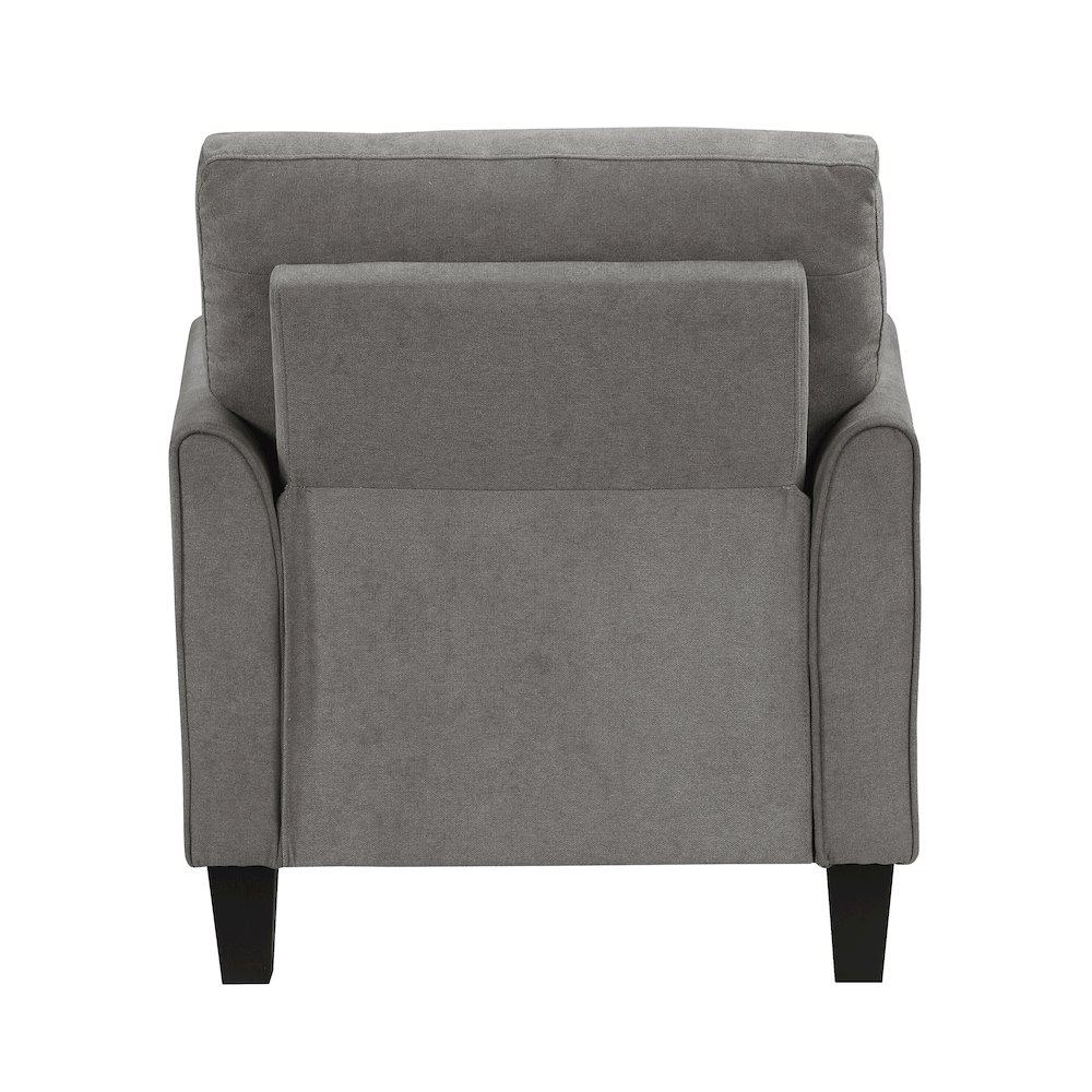 Aliana Textured 3pc Set: Sofa, Loveseat, Chair in Chocolate. Picture 9