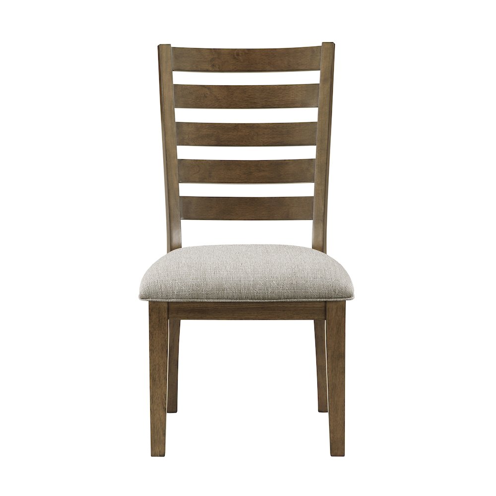 Tigard Textured Dining Room Side Chair, set of 2 in Beige. Picture 3