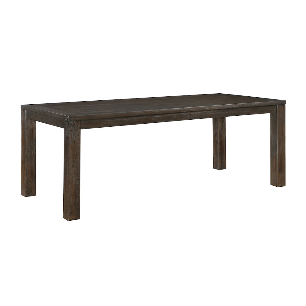 Paulson Acacia Dining Table in Dark Brown. Picture 1