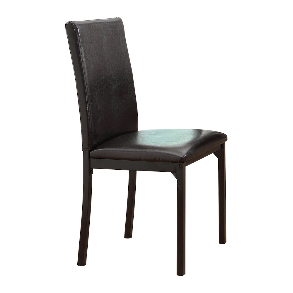 Tempe Metal Dining Room Chair, Set of 4 in Black Finish. Picture 1
