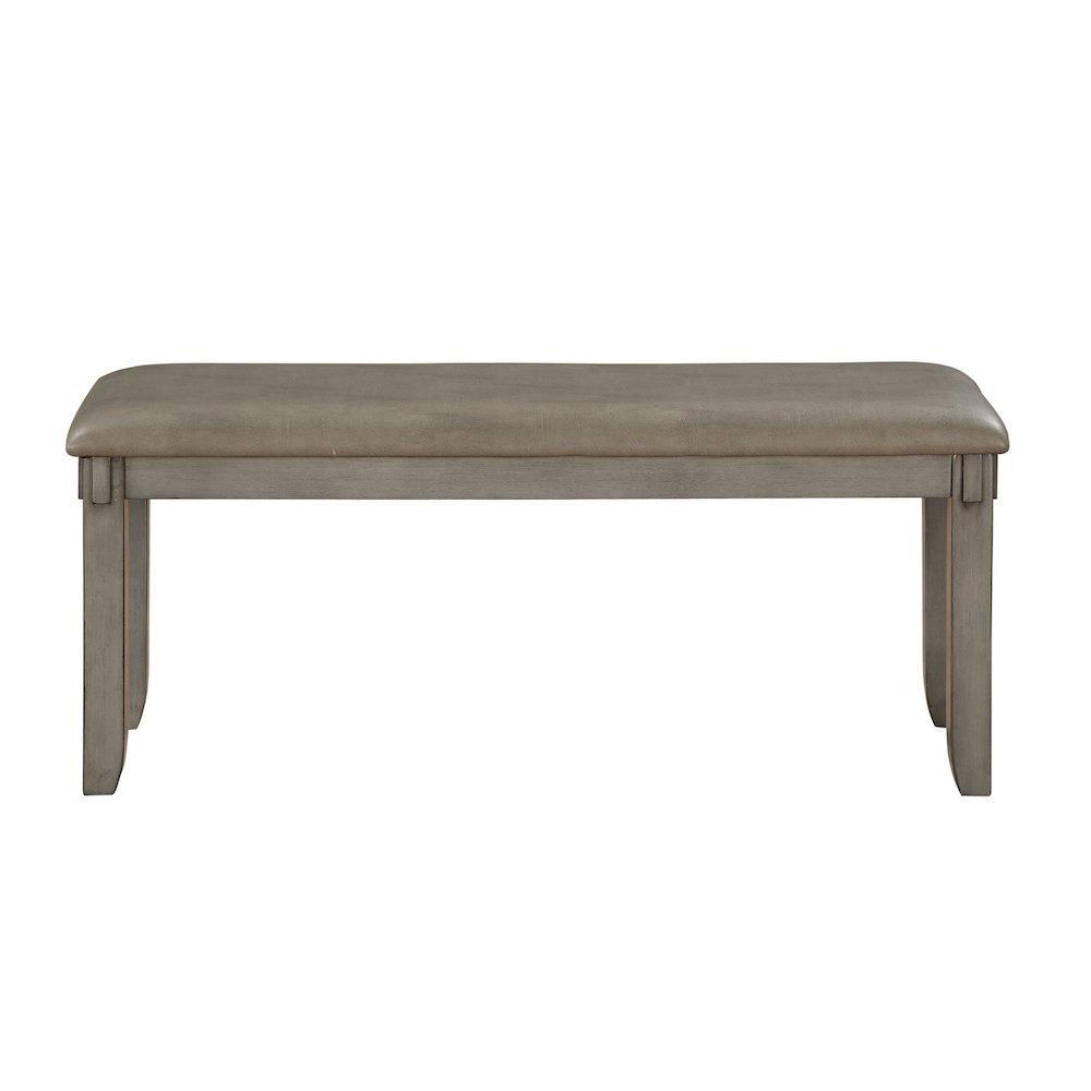 Holders Asian Hardwood 6-Piece Pack Dinette Set in Gray. Picture 8