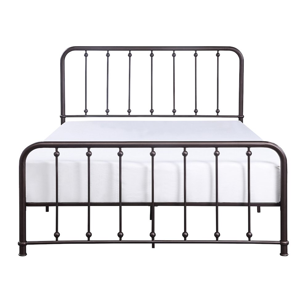 Larkspur Metal Eastern King Platform Bed in Dark bronze. Picture 3