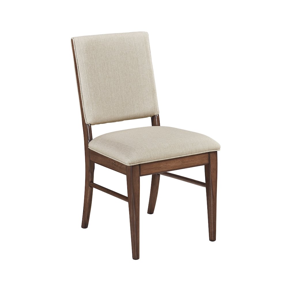 Monroe Textured Dining Side Chair, Set of 2 in Cream. Picture 2