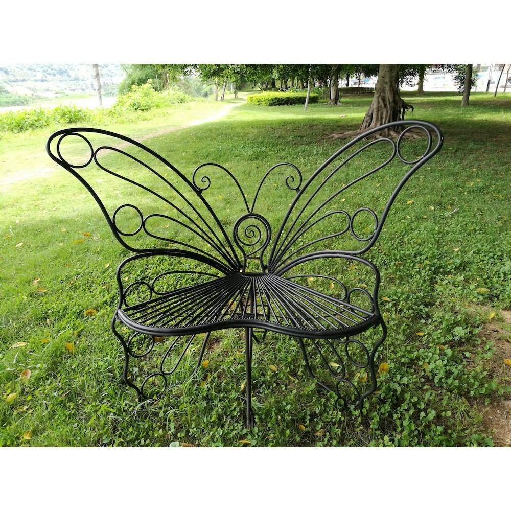 Antique Black Butterfly Chair. Picture 2