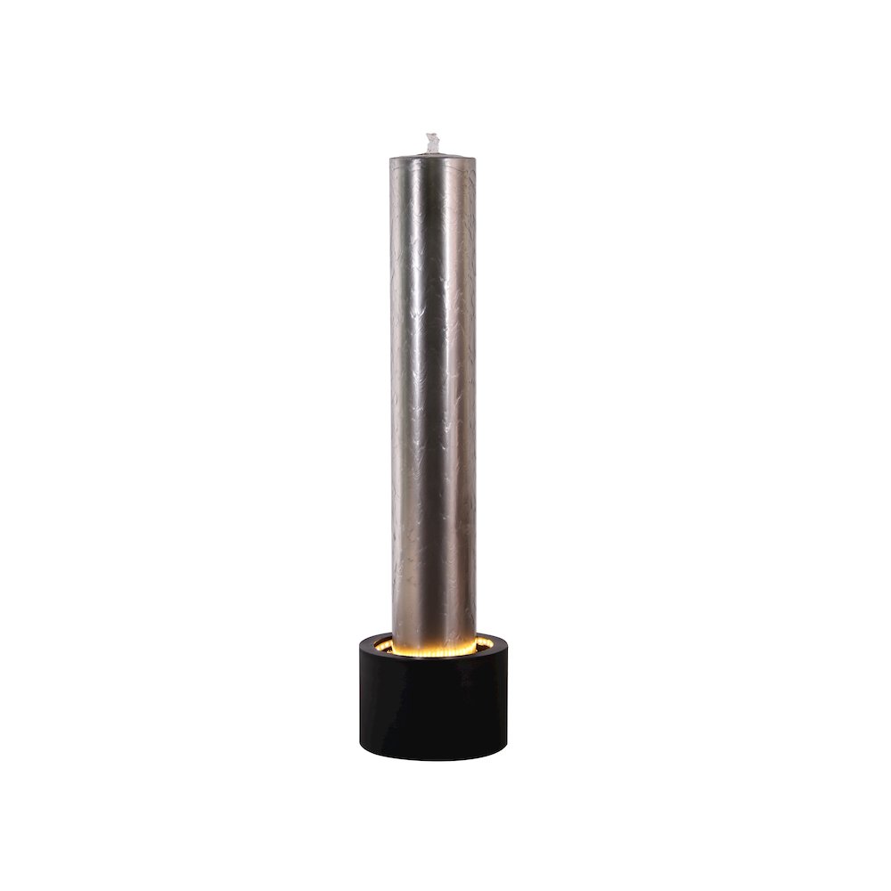 Stainless Steel Pillar Fountain W/LED Strips. Picture 2