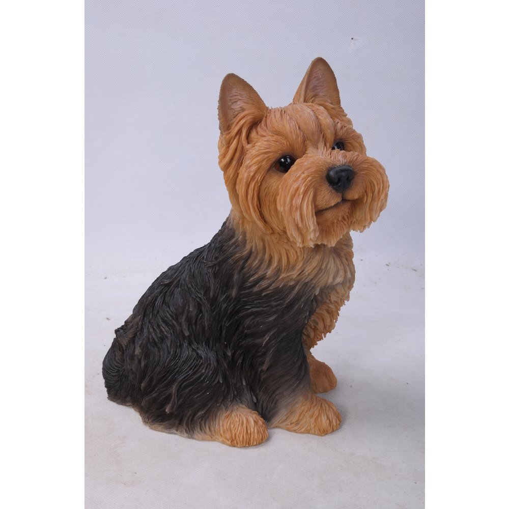Sitting Yorkshire Terrier Statue. Picture 6