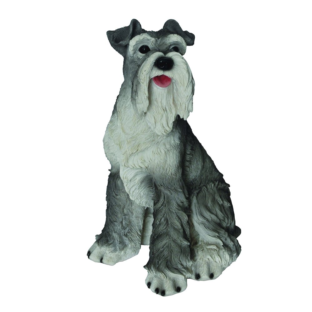 Sitting Schnauzer Statue. Picture 2