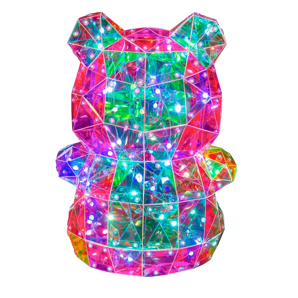 Charming PET Bear LED Lights: Delightful Glow Powered by USB. Picture 3