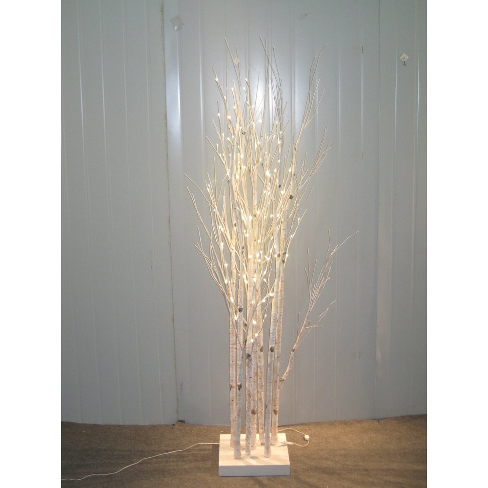 White Birch Trees - 160 LEDs. Picture 2