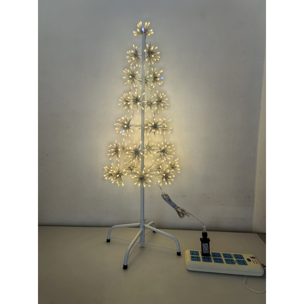 Enchanting 448 LED Twinkle LED Metal Cluster Tree. Picture 2