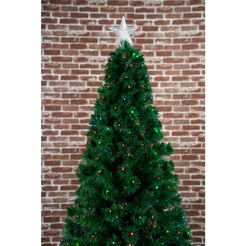 Christmas Tree Fiber Optic Multi-Colour Star LED. Picture 4
