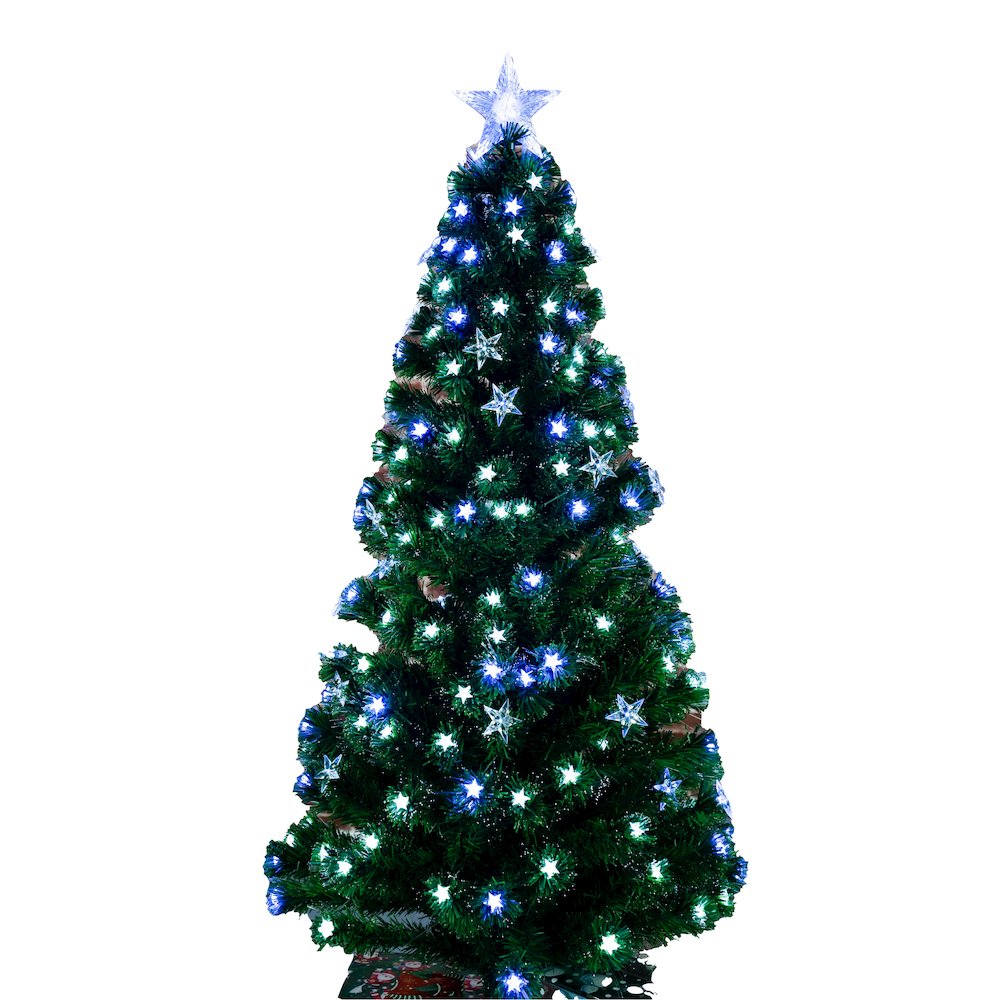 Christmas Tree Fiber Optic Multi-Colour Star LED. Picture 1