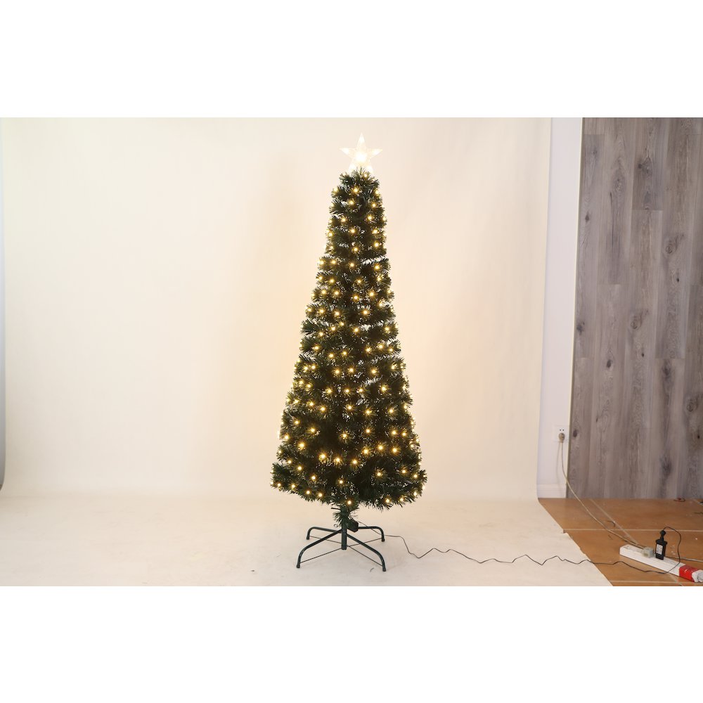 Pencil Christmas Tree with Warm Lights. Picture 2