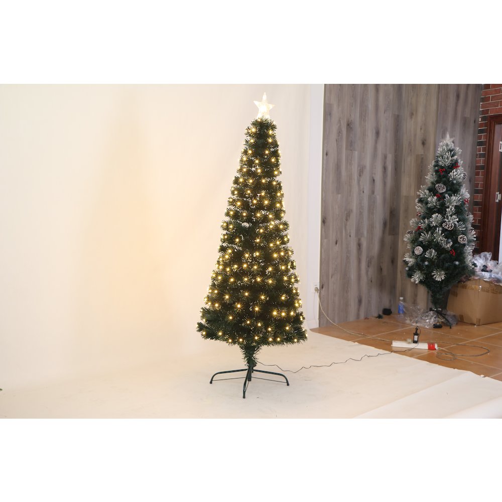 Pencil Christmas Tree with Warm Lights. Picture 3