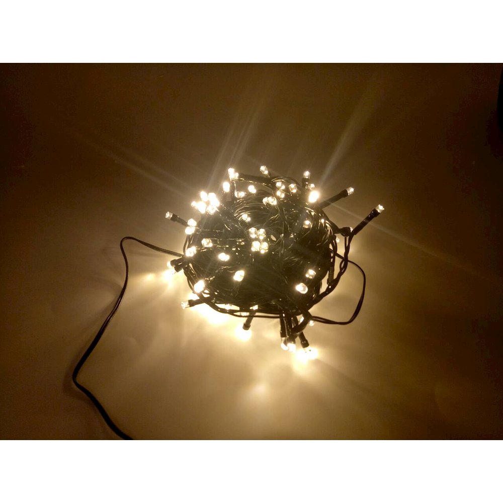 Multi-Function Timed String Lights - 100 RGB LEDs with Remote. Picture 6