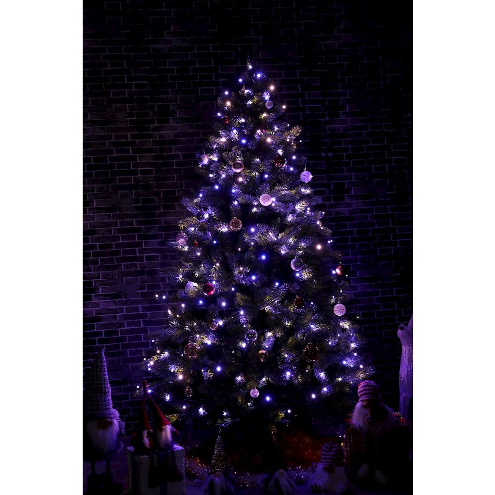 Multi-Function Timed String Lights - 100 RGB LEDs with Remote. Picture 5