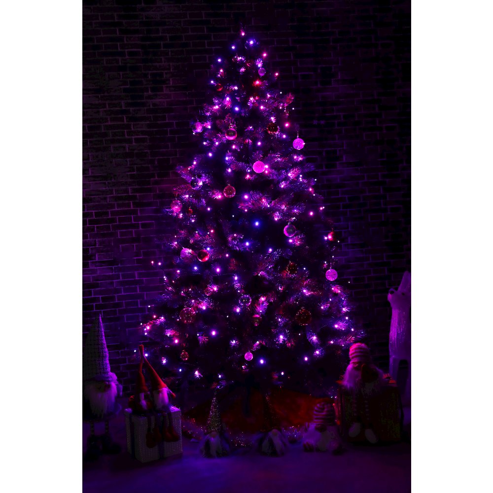 Multi-Function Timed String Lights - 100 RGB LEDs with Remote. Picture 2