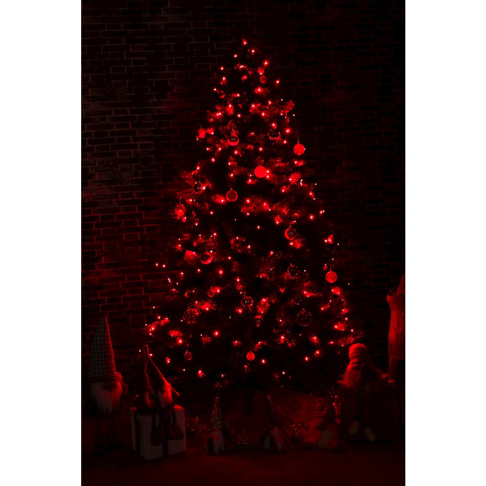 Multi-Function Timed String Lights - 100 RGB LEDs with Remote. Picture 1