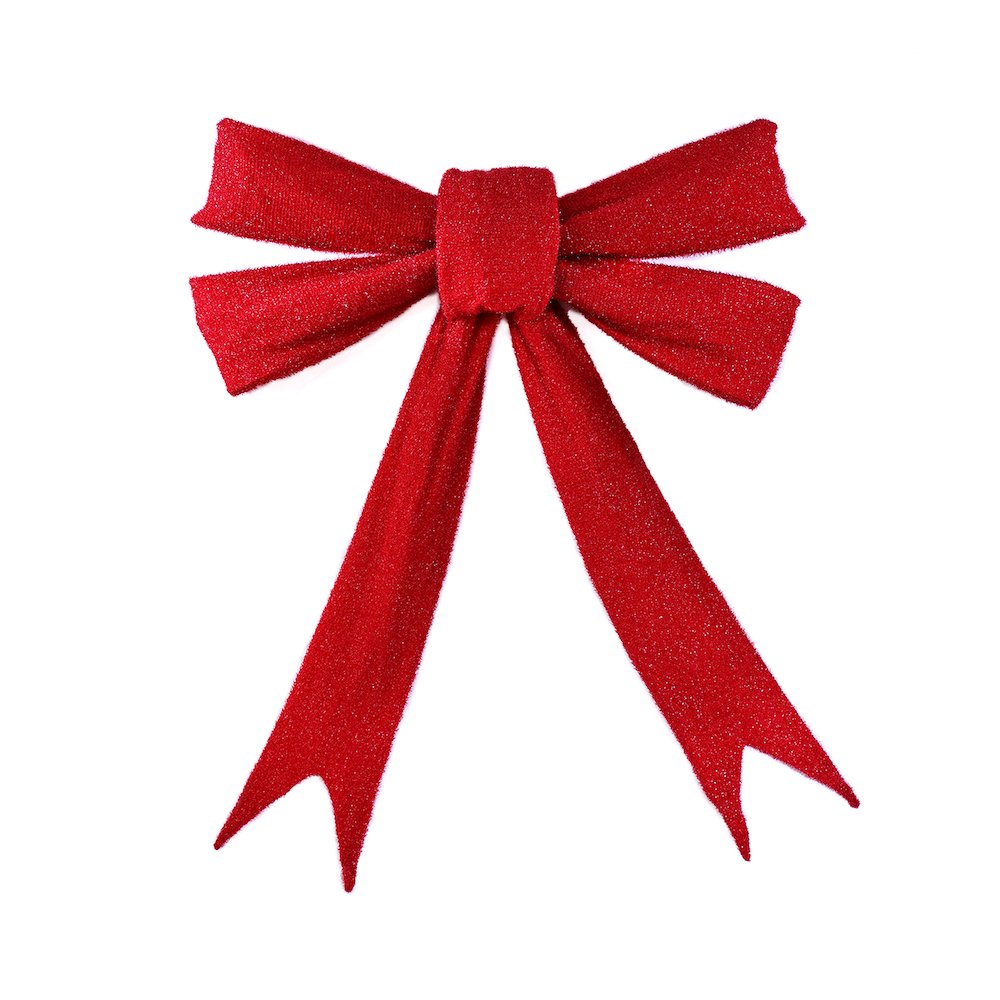83 IN Lighted Red Bow Indoor/Outdoor Holiday Decor. Picture 1
