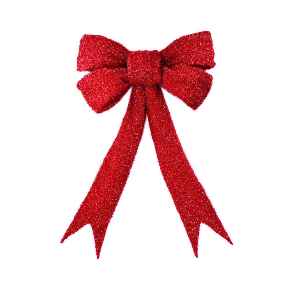 63 IN Lighted Red Bow Indoor/Outdoor Holiday Decor. Picture 1