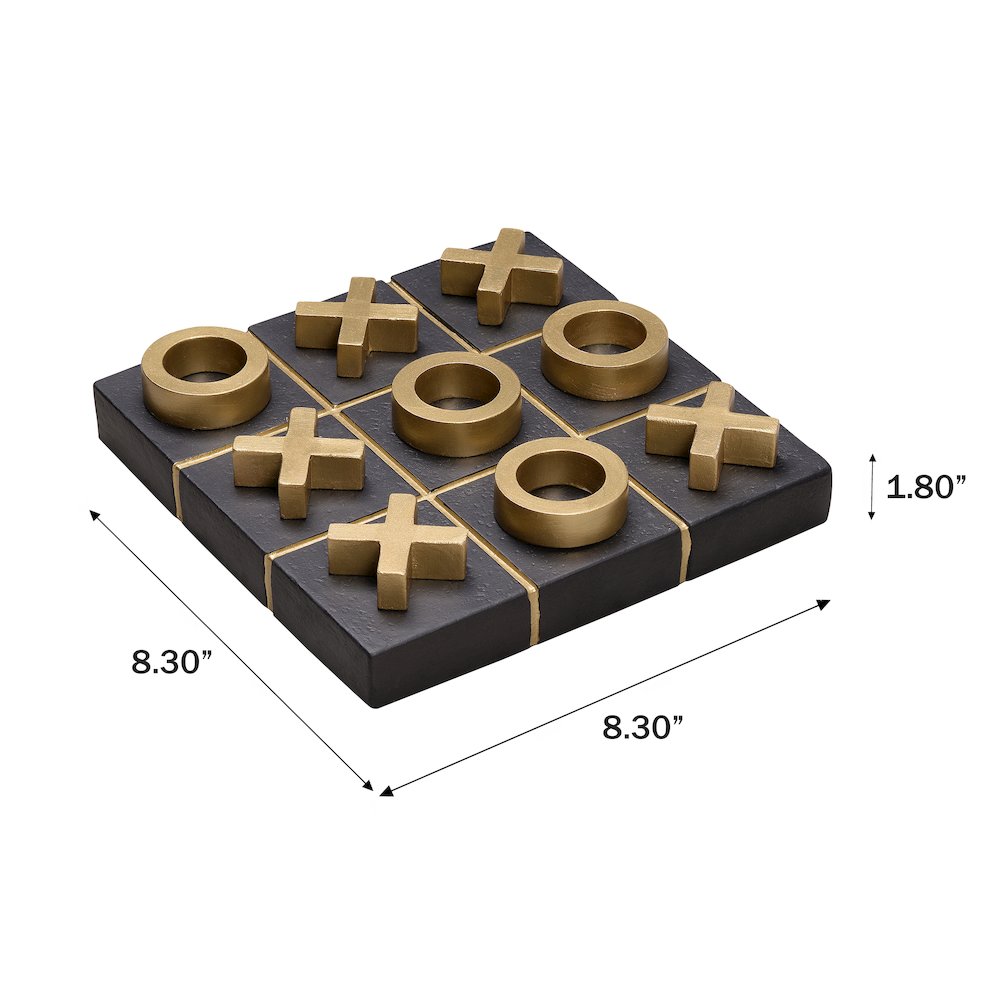 Concrete Tic Tac Toe 10 Removable Pcs Home Tabletop Decor. Picture 3