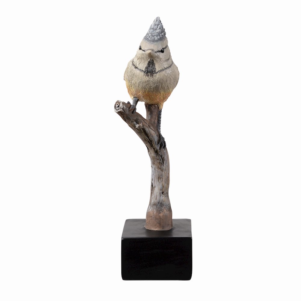 Bird On Branch Home Tabletop Decor Lifelike Resin Bird. Picture 1