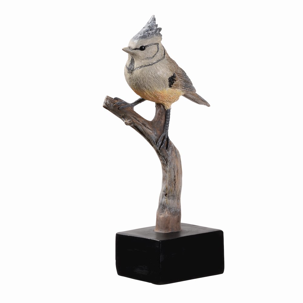 Bird On Branch Home Tabletop Decor Lifelike Resin Bird. Picture 4