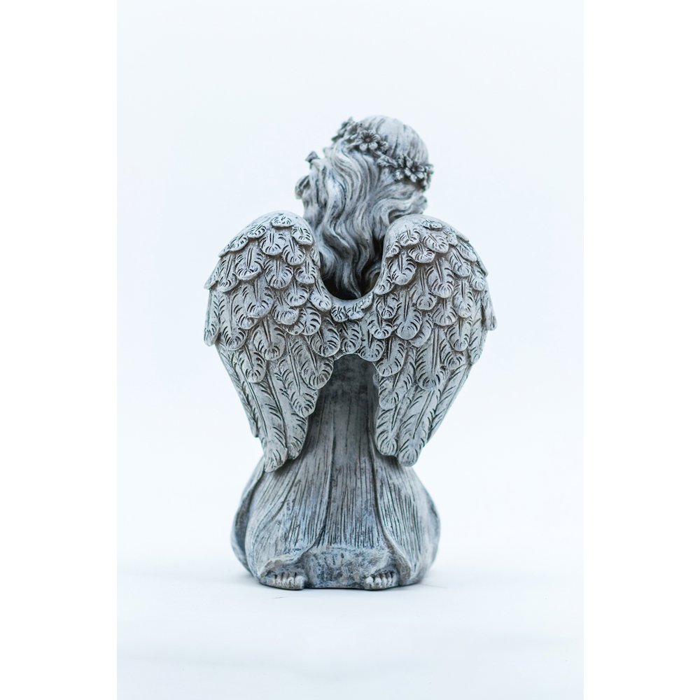 Kneeling Angel Holding Flowers. Picture 4