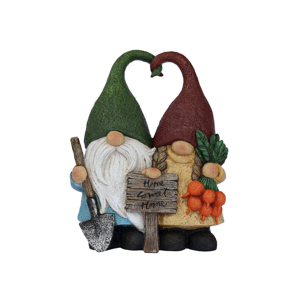 Sweet Couple Garden Gnome Medium Size. Picture 1