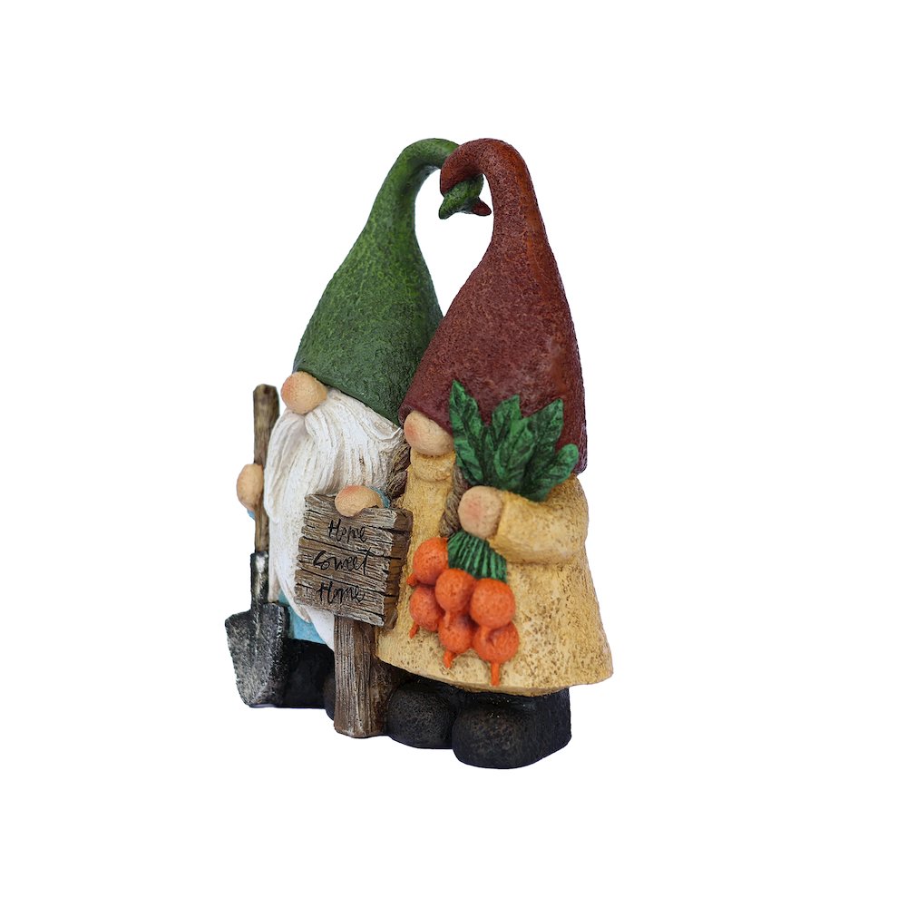 Sweet Couple Garden Gnome Medium Size. Picture 4