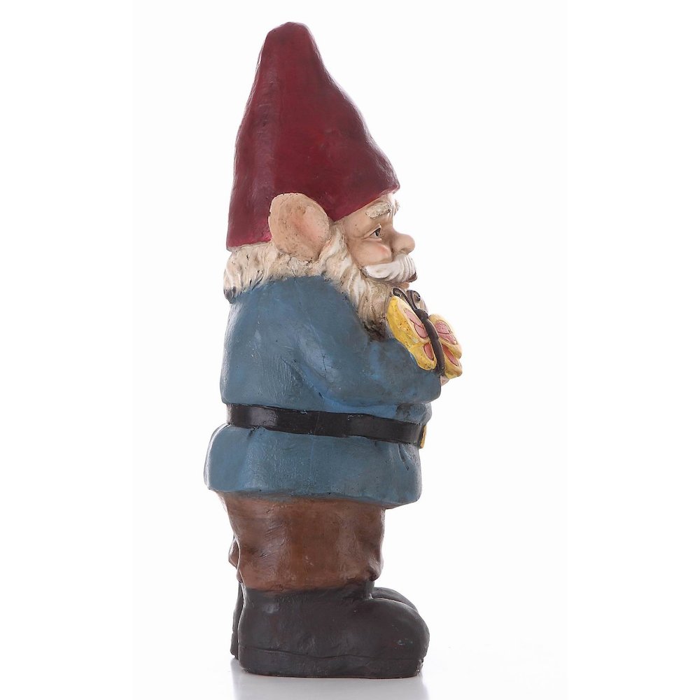 Gnome Holding A Butterfly. Picture 6