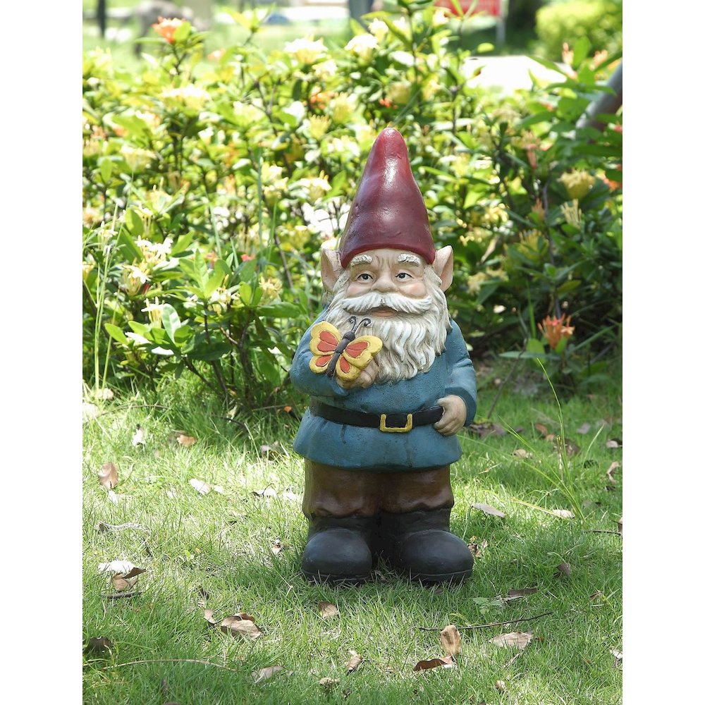 Gnome Holding A Butterfly. Picture 7