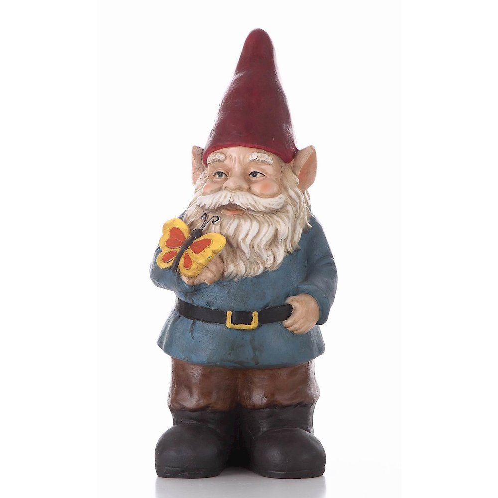 Gnome Holding A Butterfly. Picture 2