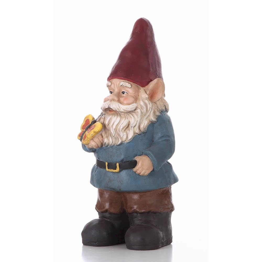 Gnome Holding A Butterfly. Picture 3