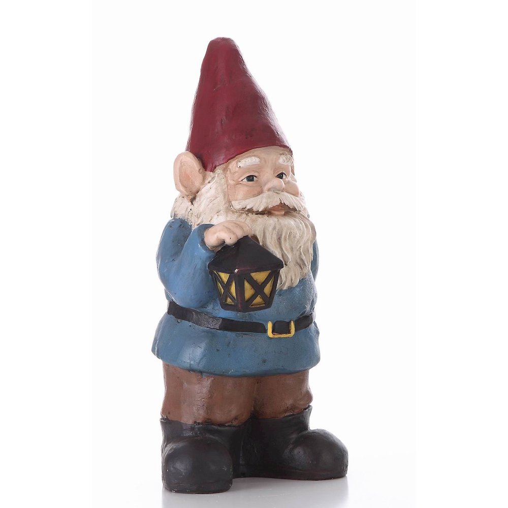 Gnome Holding A Lantern. Picture 7