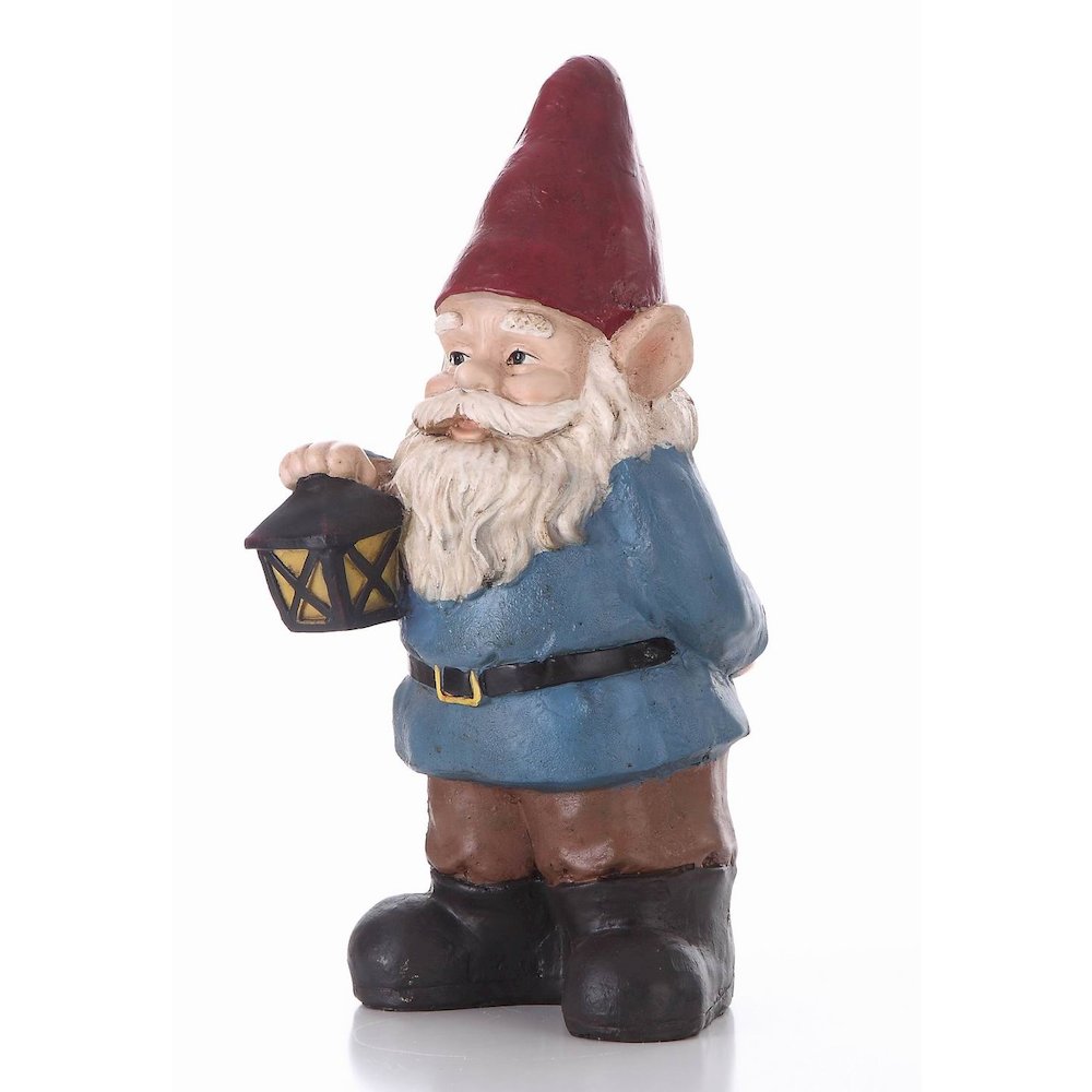 Gnome Holding A Lantern. Picture 5