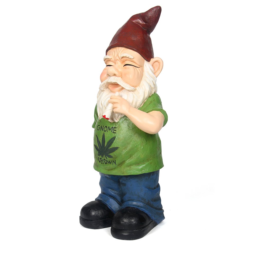 Gnome-Smoking Weed 24 Inch (Hi-Line Exclusive). Picture 2