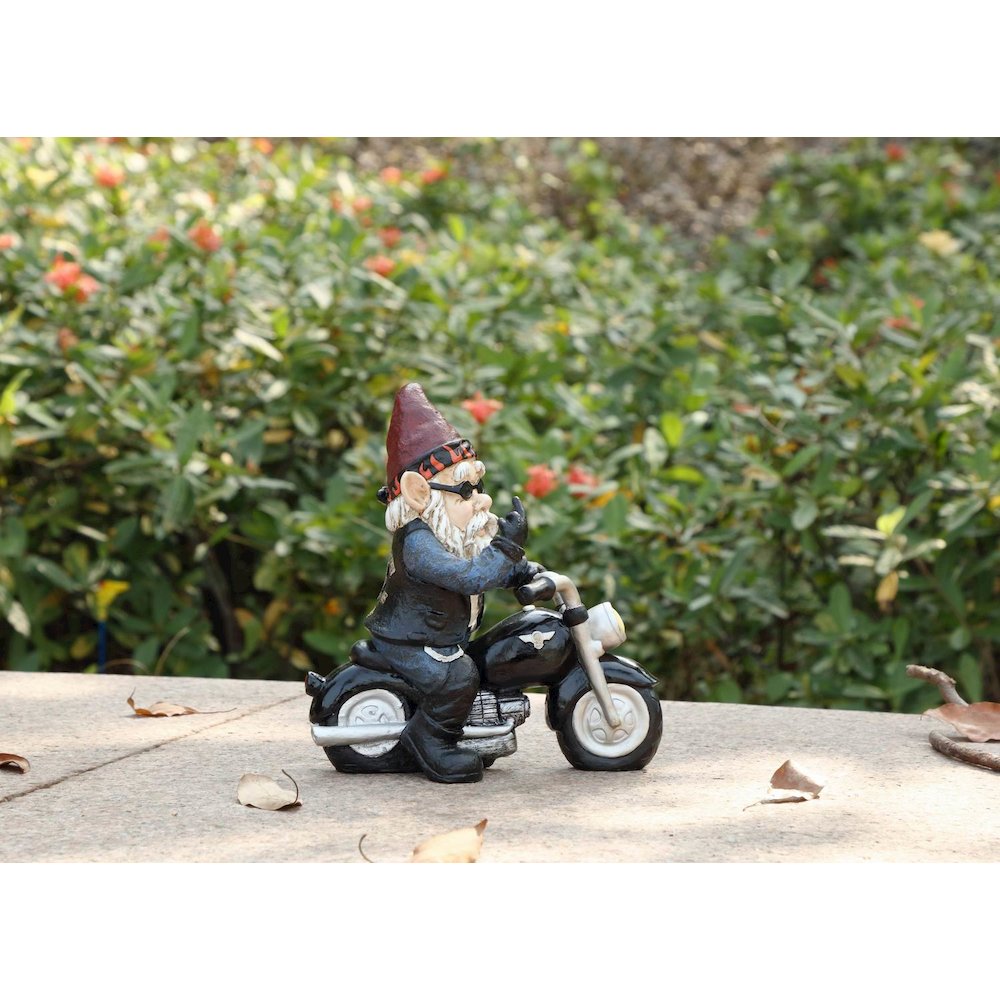Middle Finger Biker Gnome (Hi-Line Exclisive). Picture 9