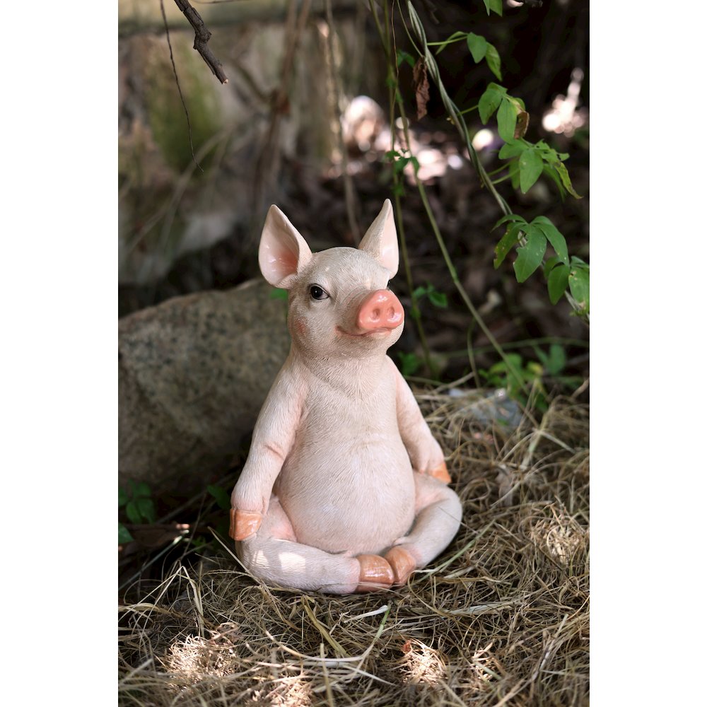 Pig In Meditation, Pink. Picture 2