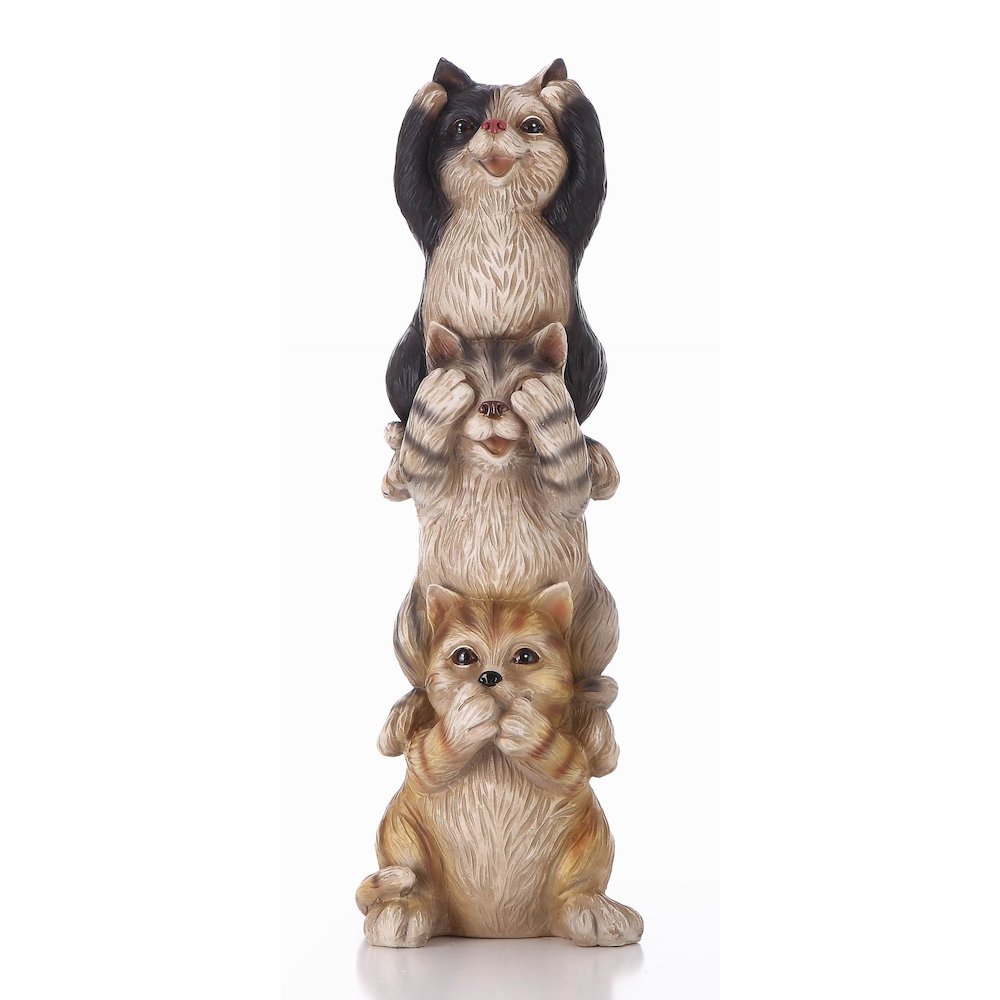 Stacked Cats - Hear/See/Speak No Evil. Picture 2
