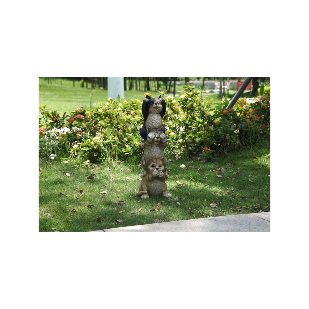 Stacked Cats - Hear/See/Speak No Evil. Picture 6
