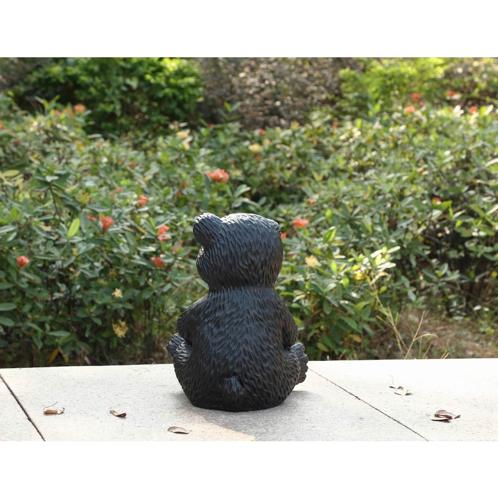 Bear Cub Holding Sunflower. Picture 8