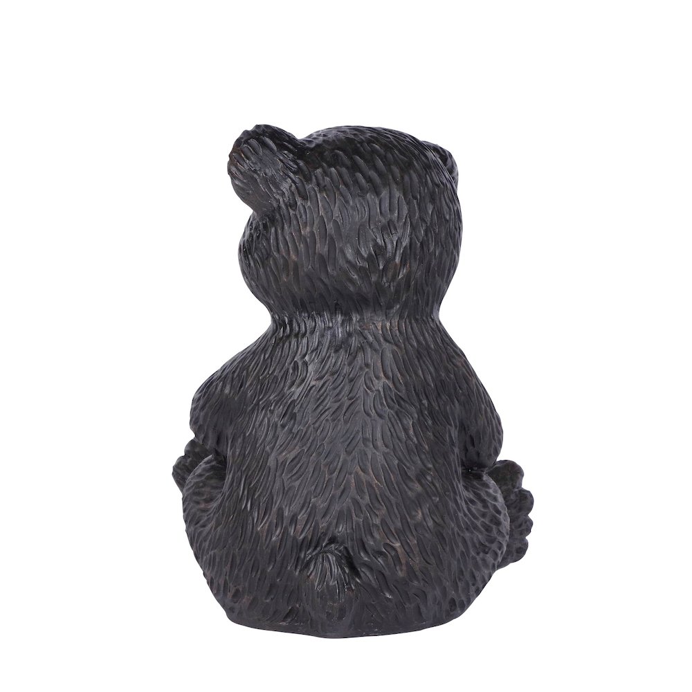 Bear Cub Holding Sunflower. Picture 5