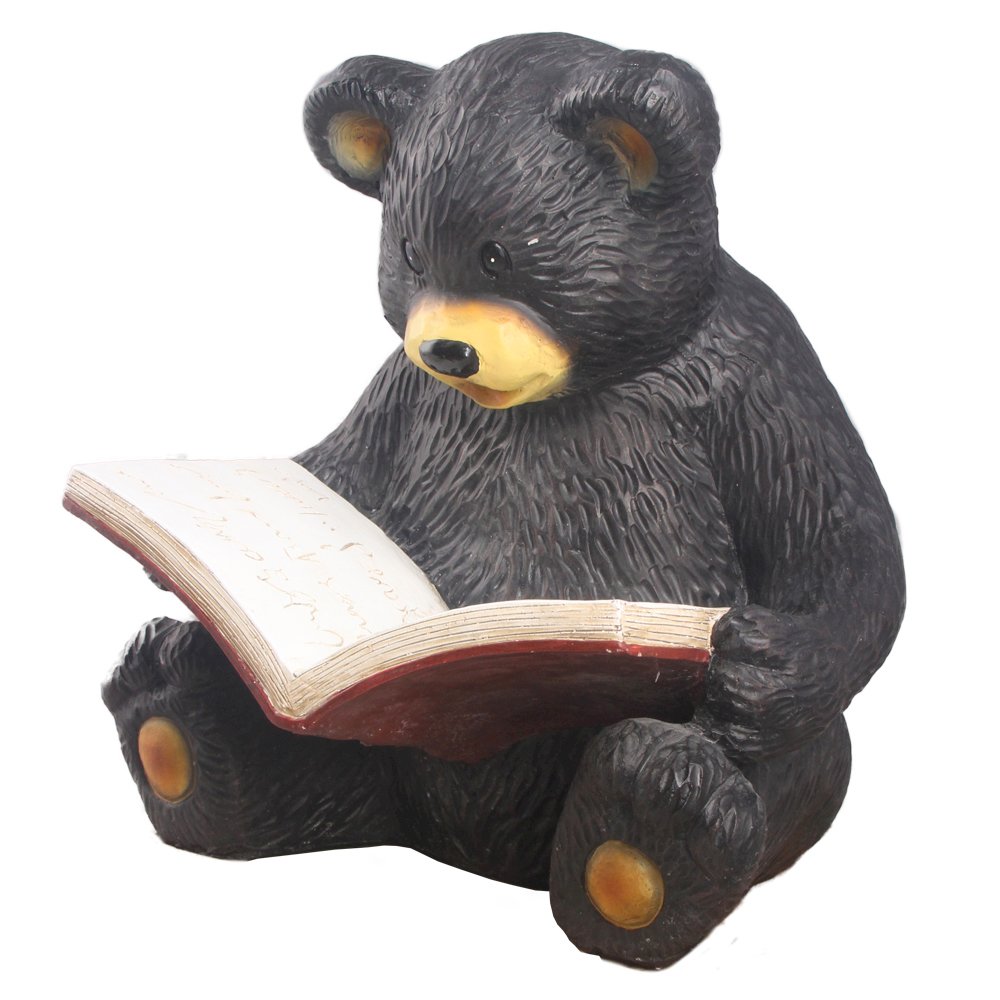 Bear Cub Reading A Book. Picture 3