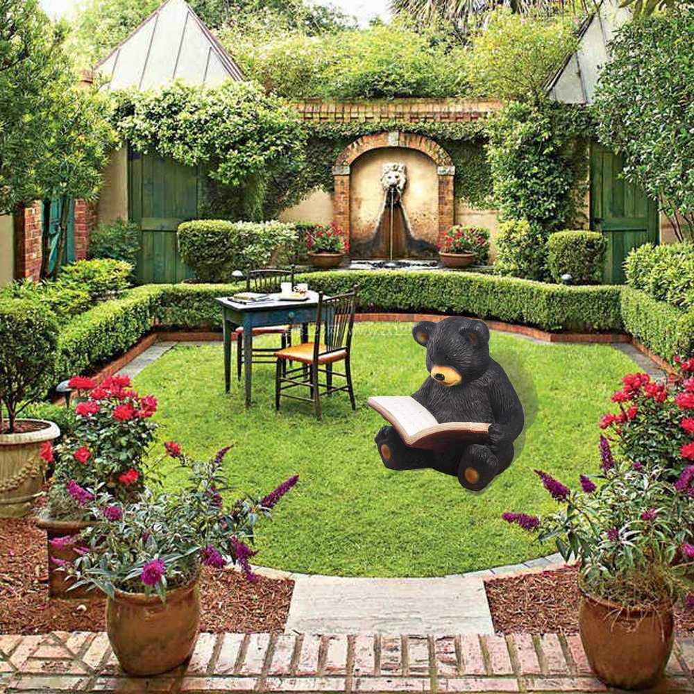 Bear Cub Reading A Book. Picture 5