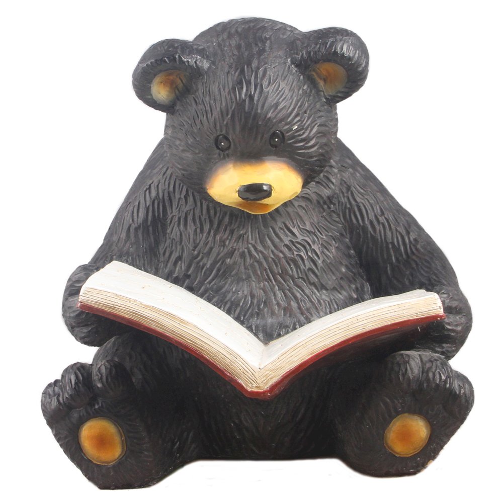 Bear Cub Reading A Book. Picture 2