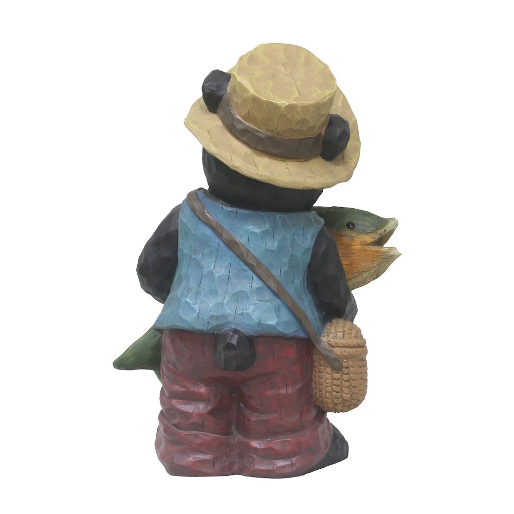 Bear with Fish Welcome Sign for Garden or Home. Picture 5