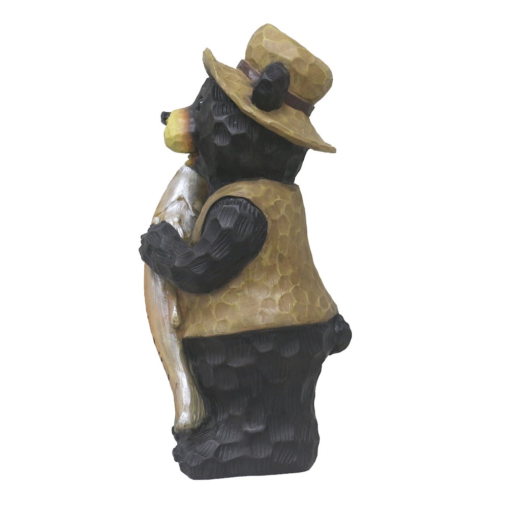Standing Bear with Fish Welcome Sign. Picture 4
