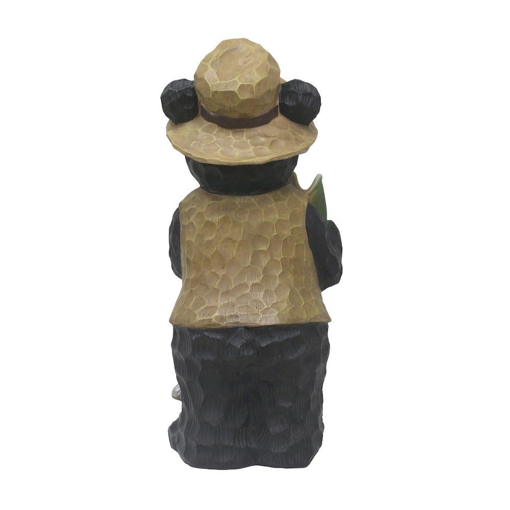Standing Bear with Fish Welcome Sign. Picture 5