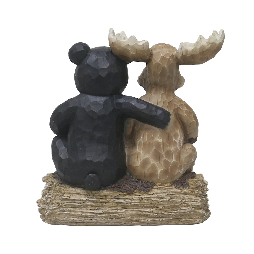 Bear and Moose Garden Welcome Sign. Picture 5